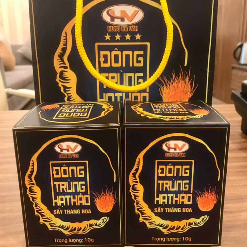 Đông Trùng Hạ Thảo Hưng Vân sấy thăng hoa - Lọ 10gr (3)