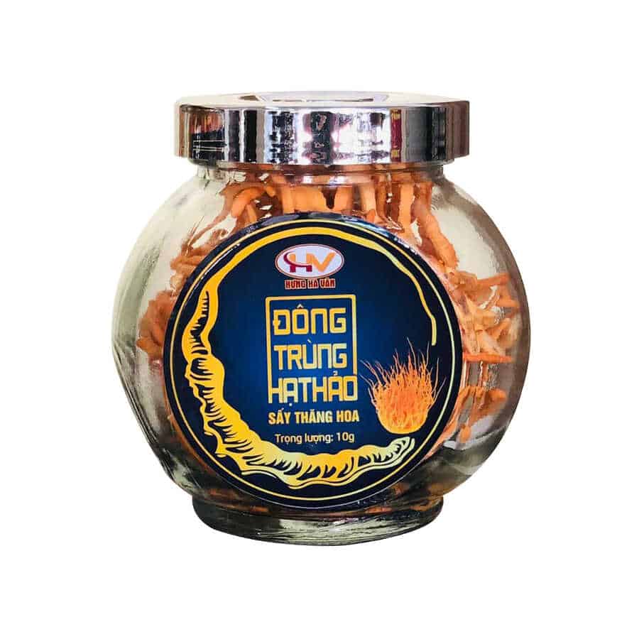 Đông Trùng Hạ Thảo Hưng Vân sấy thăng hoa - Lọ 10gr (6)